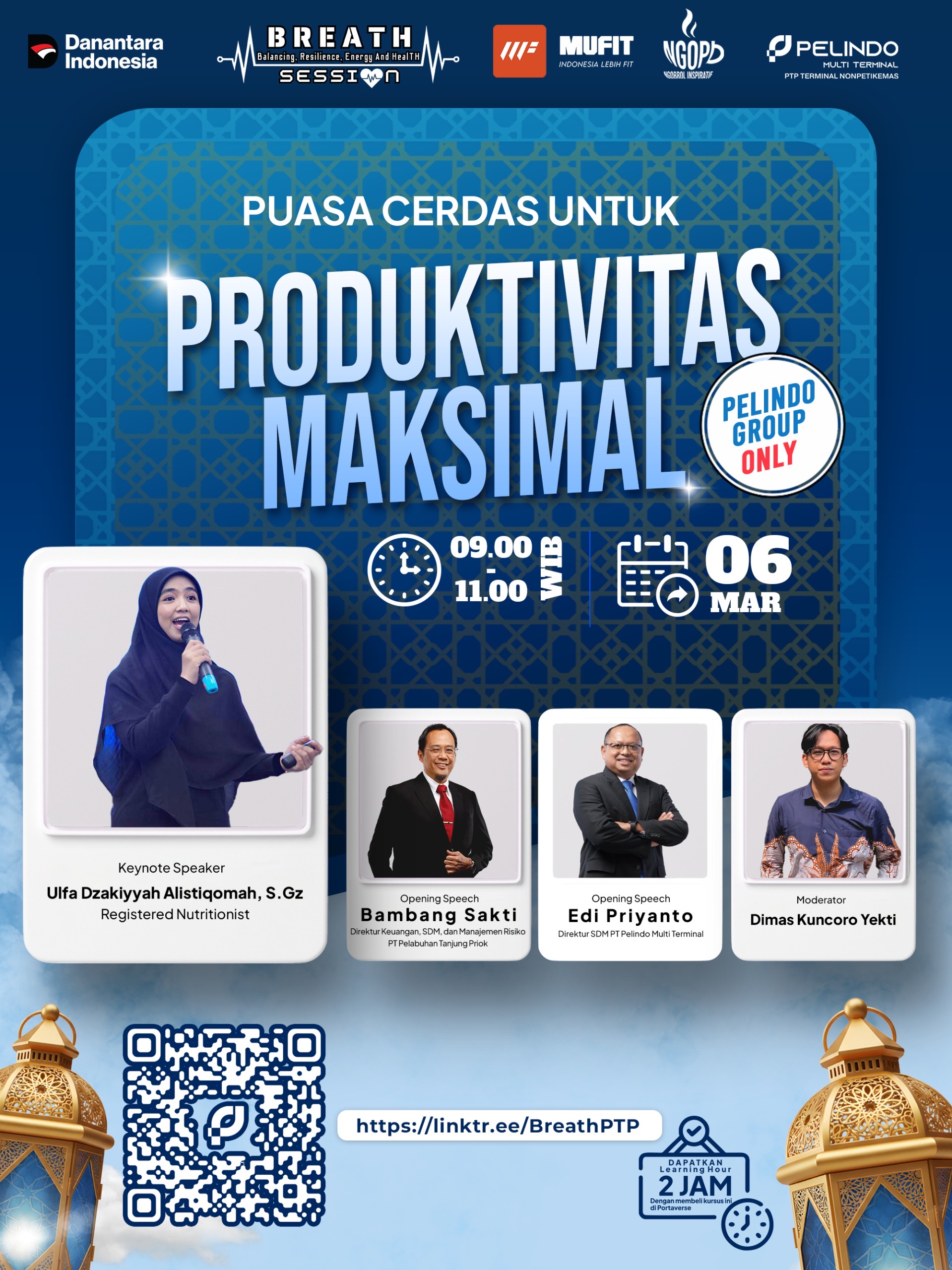 Pelindo Multi Terminal Perkuat Produktivitas Ramadan lewat Breath Session “Puasa Cerdas, Produktivitas Maksimal”