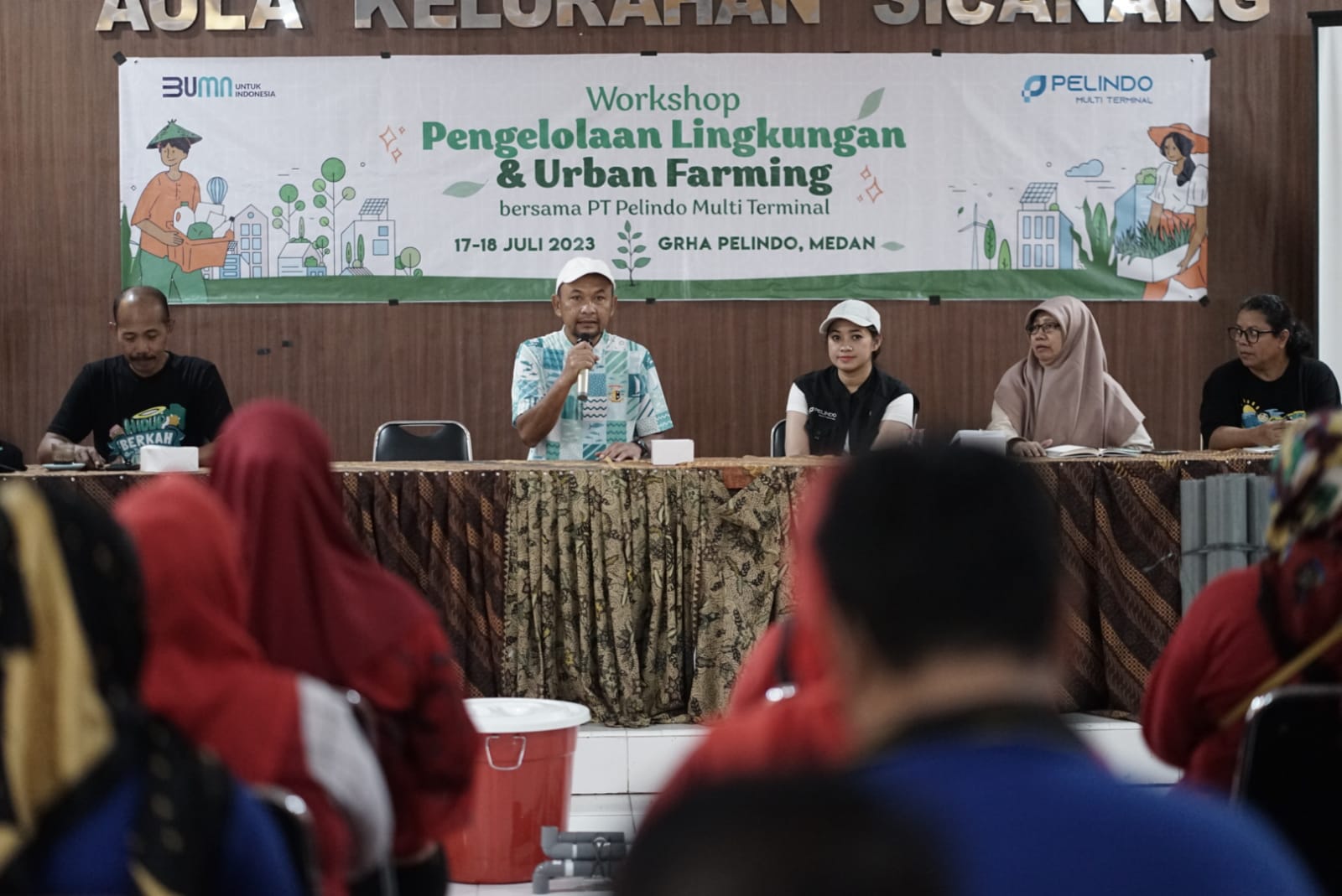 Pelindo Gelar ‘Workshop Pengelolaan Lingkungan dan Urban Farming’ di Medan Belawan
